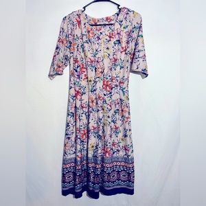 Pink Shelby & Palmer Midi Dress